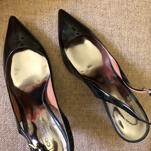 Coach sling shoes - never worn - Picture 2 of 2